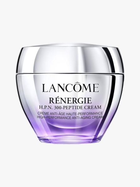Lancôme Rénergie H.P.N. 300-Peptide Anti-Aging Cream in branded tub component on a light gray background